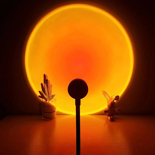 Calming Sunset Red Light USB Lamp