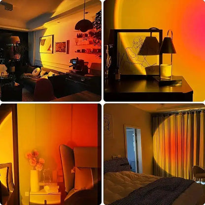 Calming Sunset Red Light USB Lamp