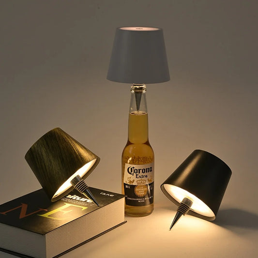 LED Wine Bottle Table Lamp