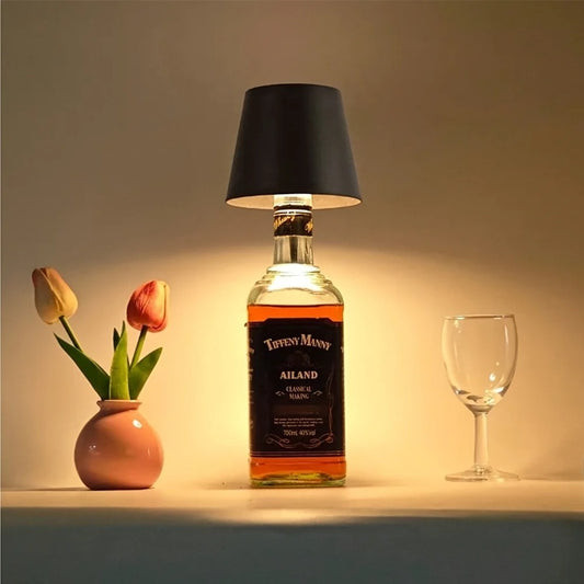 LED Wine Bottle Table Lamp